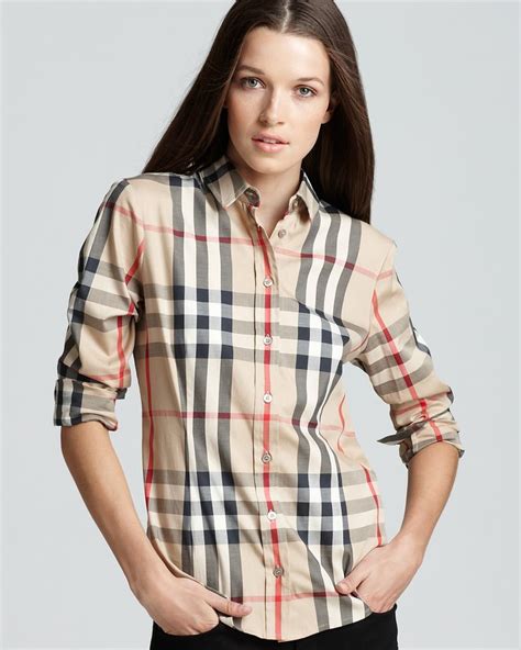 women burberry shirts on sale